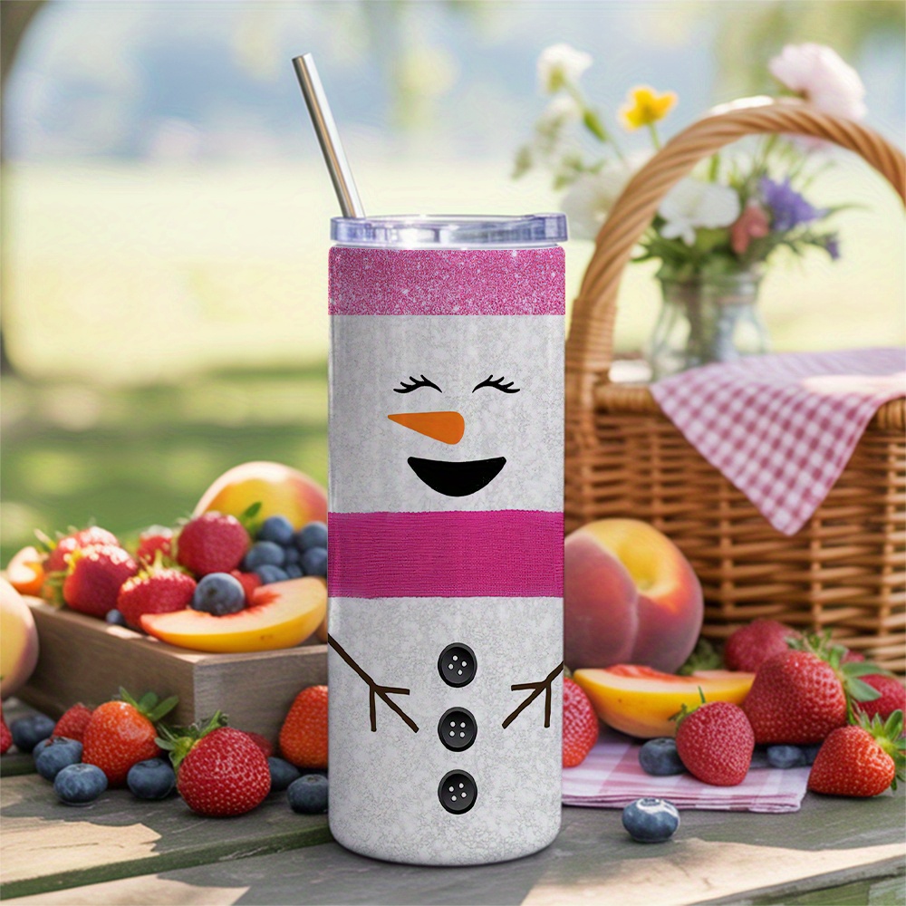 Tumbler 20Oz White - 1 pièce Grande Tasse Thermique de