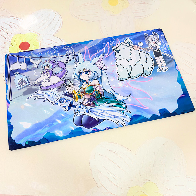 Door Mat Blank - Tapis de jeu Yugioh Laundry Dragonmaid