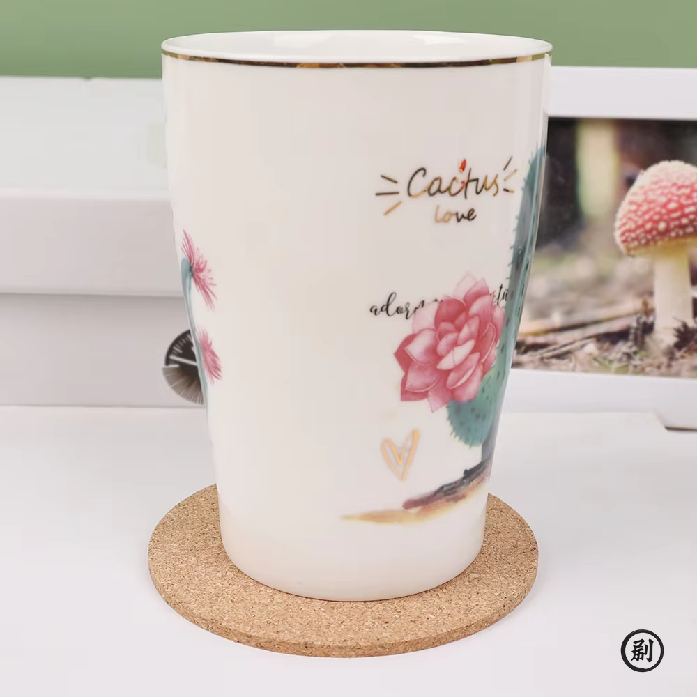 Tapis de tasse rond en bois na - Coaster Sublimation Blank avis et prix