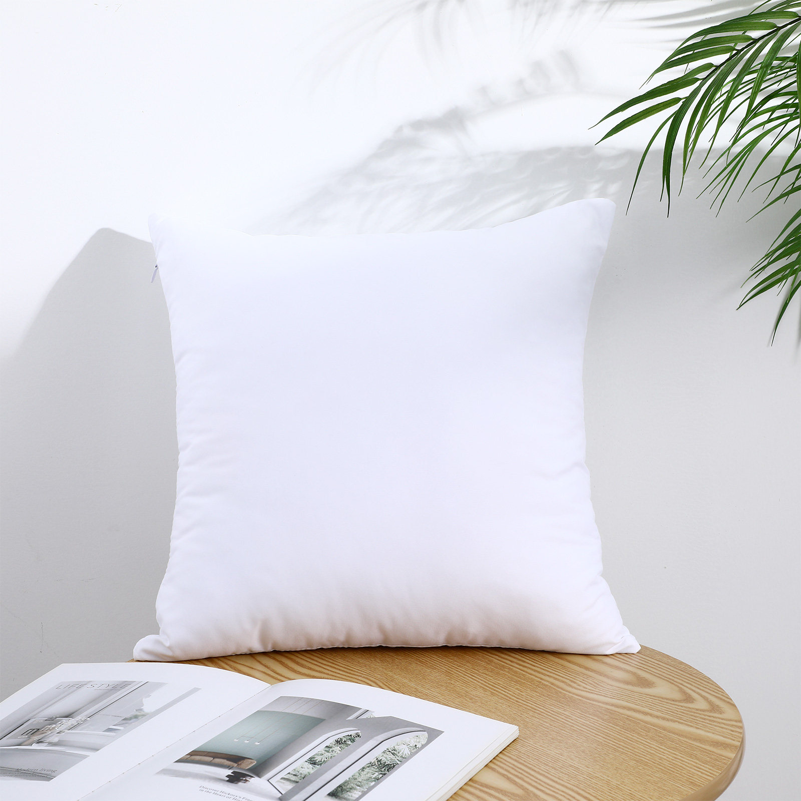 4 housses de coussin blanches  - Pillow Cover Sublimation avis et prix